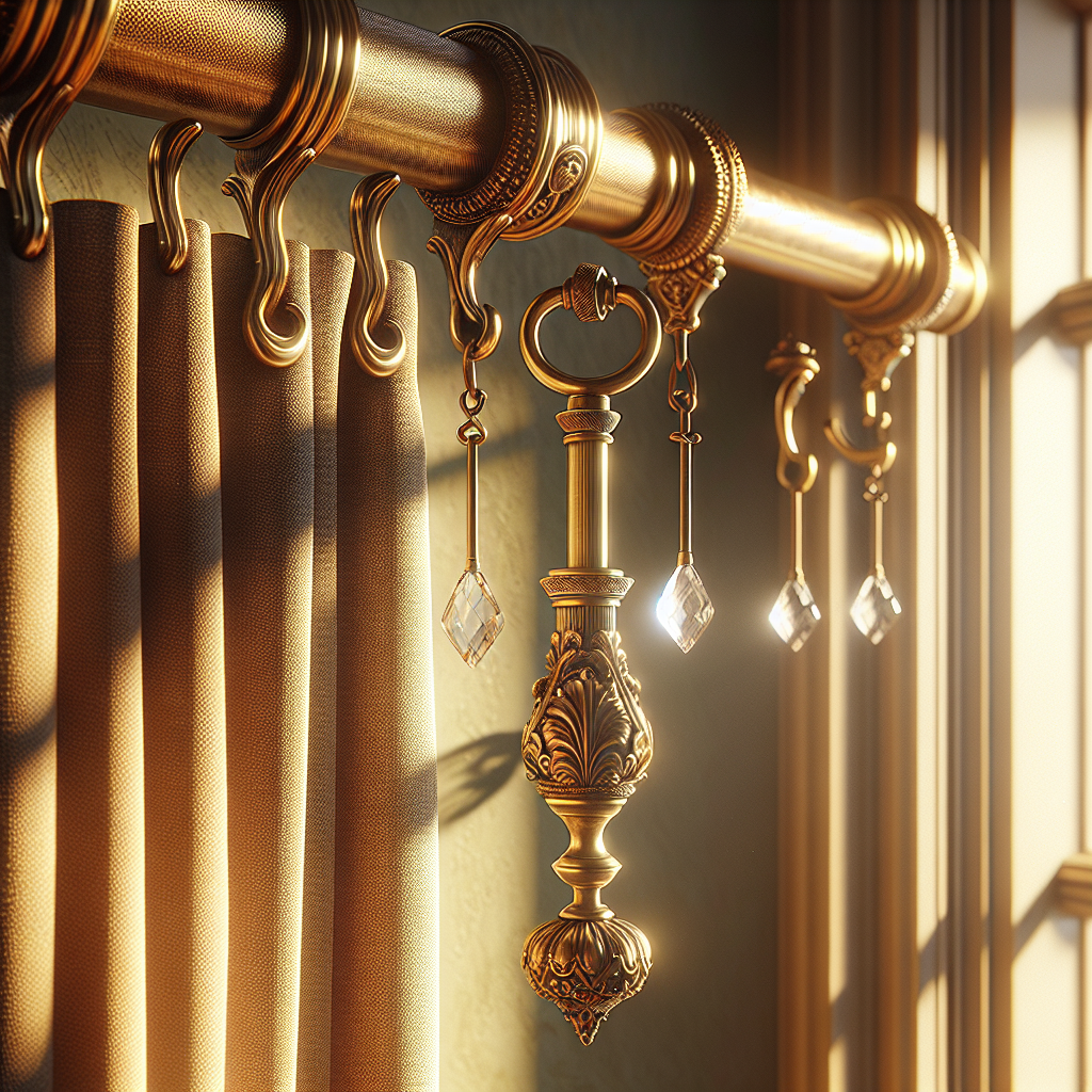 Hooked on Style: Decorative Brass Rods in Boho Homes